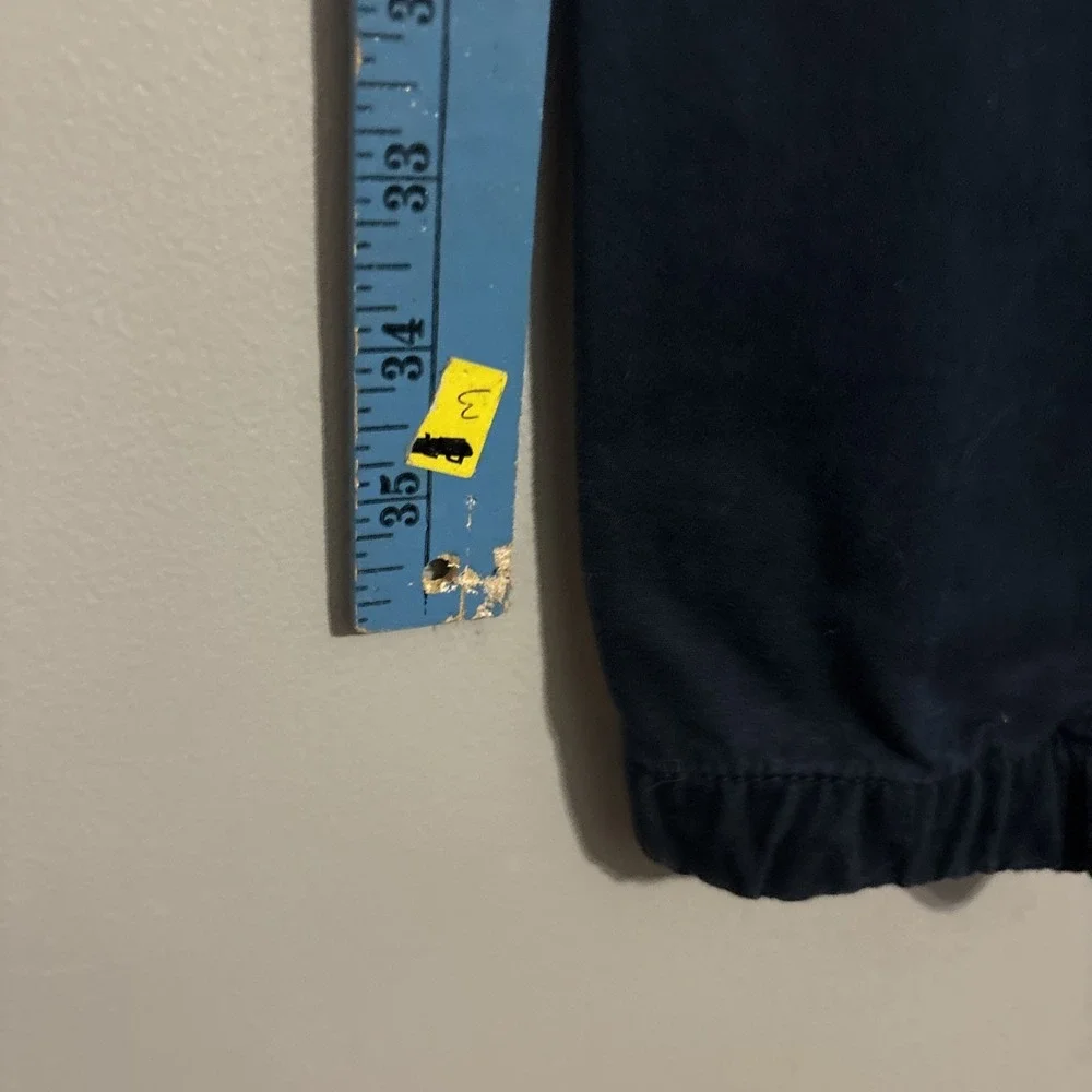 Banana Republic Mens‎ Travel Jogger Pants XL Navy Blue Performance Mid Rise Tie